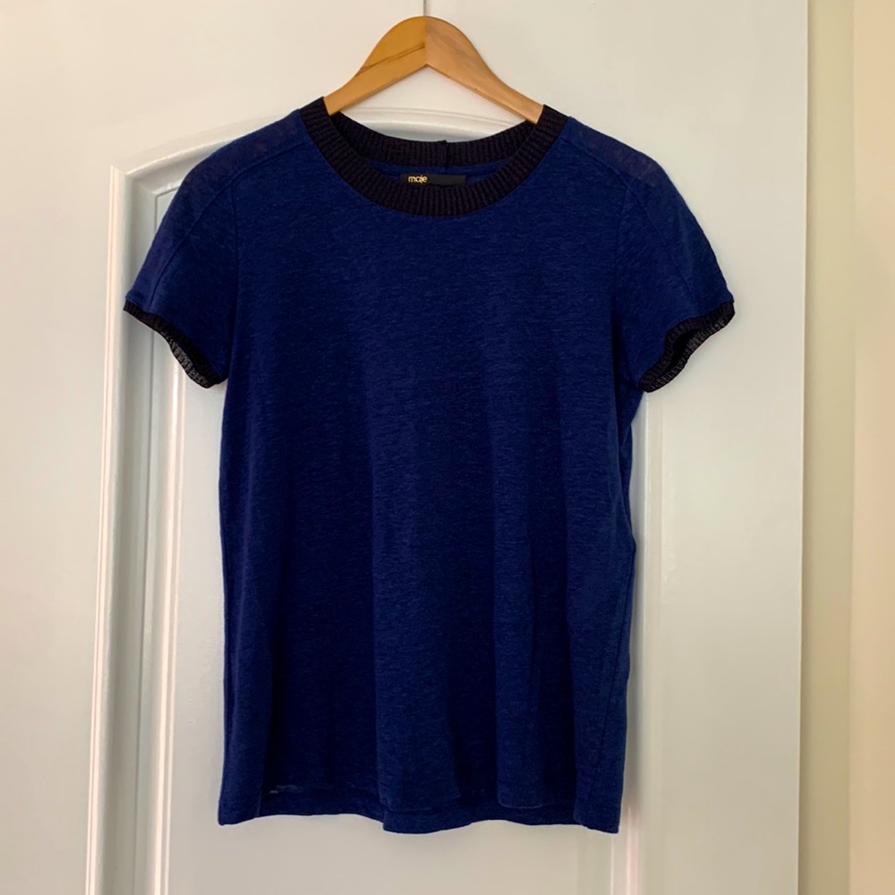 Maje Blue Shirt- Size 1